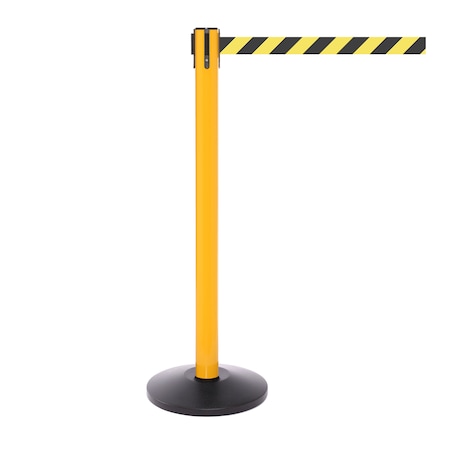 SafetyPro 250, Yellow, 11' Black/Yellow Horizontal Striped Belt